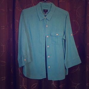 Talbots button down Irish Linen shirt